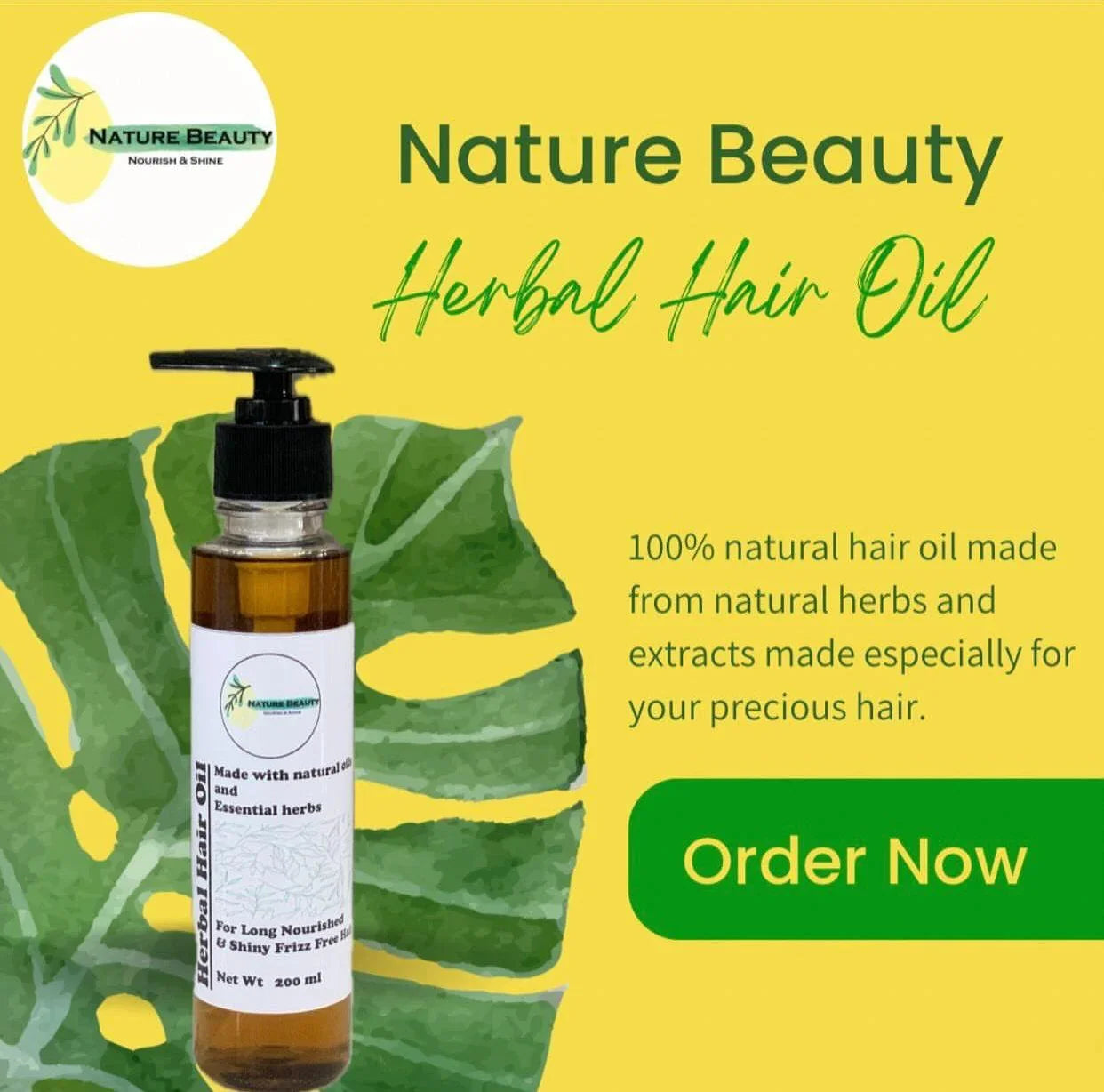 Nature Beauty Herbal Hair Oil