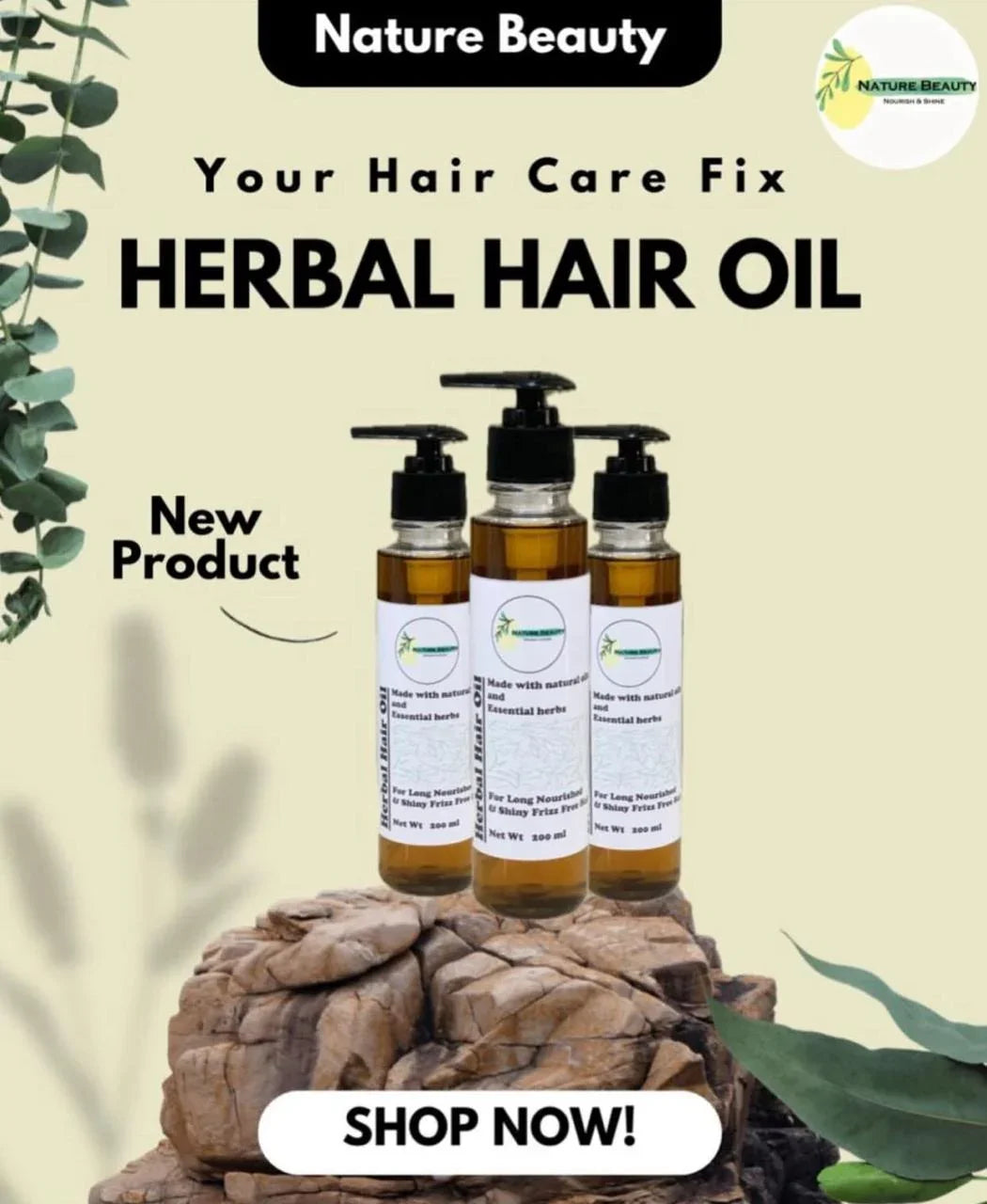 Nature Beauty Herbal Hair Oil